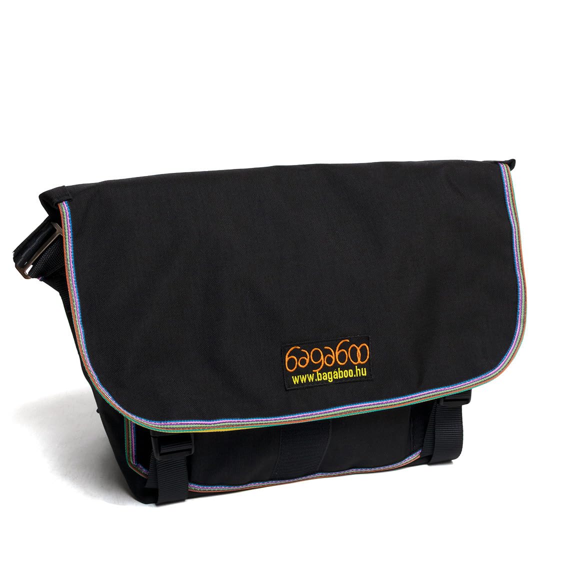 Amazon.co.jp: Bugaboo Standard Messenger Bag XS, BLACK/MULTI TRIM